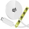Lime ��������� ��������� Magsafe 25W QI2.2 LWM25W Avs Ultra Slim ���������� �� ������� USB-C ���������� 1.2m WHITE