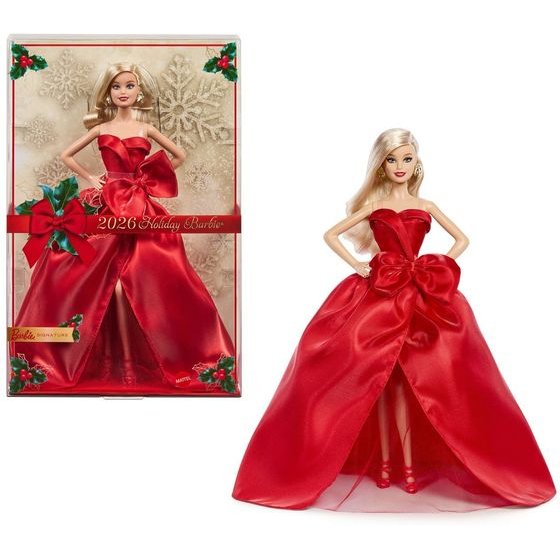Mattel Barbie: Seasonal Celebrations - Holiday 2026 Blonde Doll (JJX65)