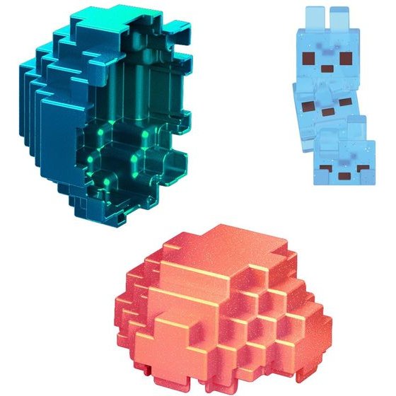 Mattel Minecraft: - Mini Eggs With Figure - Mc Mini Rabbits (JML73)