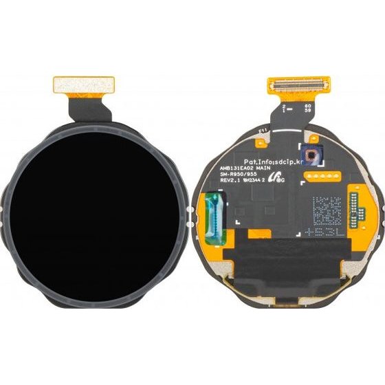 Samsung Lcd Display Module For Galaxy Watch6 Classic 43mm, w/o Frame, Bt / Lte Version, Black - (GH82-31755A)