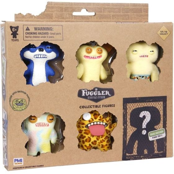 P.M.I. Kids World Fuggler S1 Collectible Figures - 6 Pack Deluxe Box (ASSORTMENT) - (FG2060)