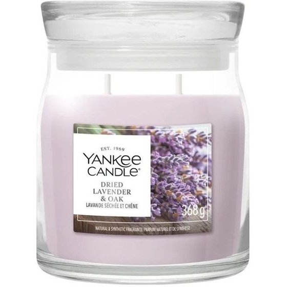Yankee Home Scented Candle Yankee Candle Dried Lavender & Oak 368 g Medium - (2671951E)