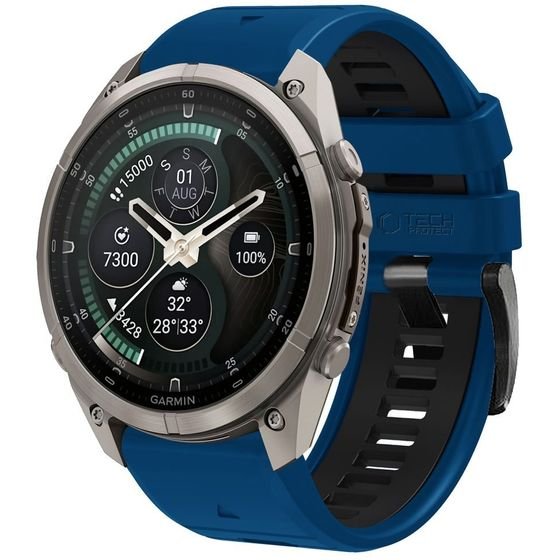 Tech-Protect Iconband Pro Garmin Fenix 5X / 5X Plus / 6X / 6X Pro / 7X / 8 / 8 Pro / 9 / 9 Pro (51 MM) NAVY/BLACK