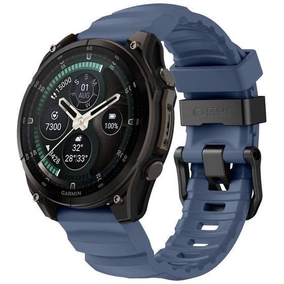 Tech-Protect Motion Garmin Fenix 5X / 5X Plus / 6X / 6X Pro / 7X / 8 / 8 Pro / 9 / 9 Pro (51 MM) Nautical BLUE