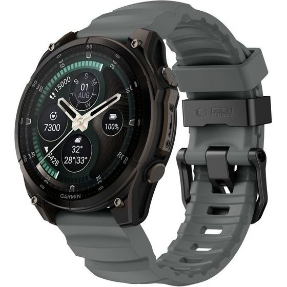 Tech-Protect Motion Garmin Fenix 5X / 5X Plus / 6X / 6X Pro / 7X / 8 / 8 Pro / 9 / 9 Pro (51 MM) Storm GREY