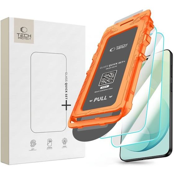 Tech-Protect Szklo Hartowane Quick SET+ 2-Pack Galaxy S26 Fe CLEAR