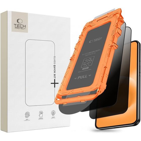 Tech-Protect Szklo Prywatyzujace Quick Set SPY+ 2-Pack Galaxy A18 4G / 5G PRIVACY