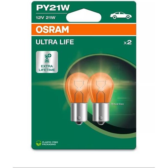 Ledvance Osram OSRAM ��������� ���� ����������� Ultra Life PY21W BAU15s / 7507ULT-2BL