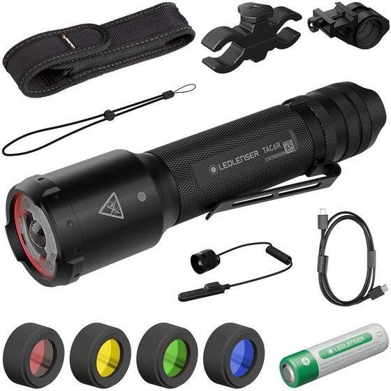 Ledlenser TAC6R Tactical Outdoor Set Tactical Flashlight 2000 Lm With Accessories - (503294)