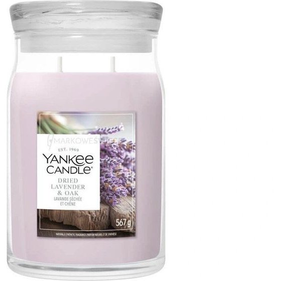 Yankee Home Scented Candle Yankee Candle Dried Lavender & Oak 567 g Large - (2671949E)