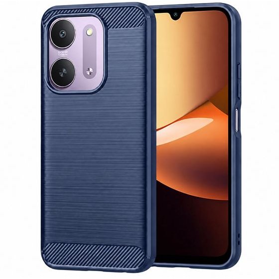 Techsuit - Carbon Silicone - Xiaomi Redmi 17C 5G - Blue
