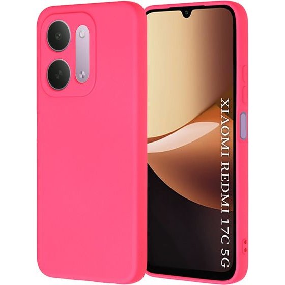 Techsuit - Softflex - Xiaomi Redmi 17C 5G - Hot Pink