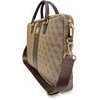 Guess Pu 4G Stripe Metal Logo Computer Bag 14 Brown - (GUCB146PG4S4RW)