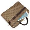 Guess Pu 4G Stripe Metal Logo Computer Bag 14 Brown - (GUCB146PG4S4RW)