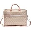 Guess Pu 4G Stripe Metal Logo Computer Bag 14 Pink - (GUCB146PG4S4RP)