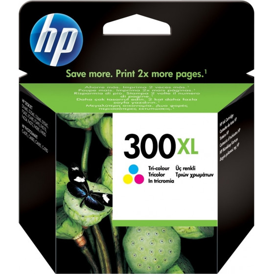 HP NO 300XL TRI-COLOUR WITH VIVERA INK 11ML - (CC644EE)