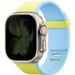 UNIQ Strap Revix Iv Reversible Magnetic For Apple Watch Series 44/45/46/49mm Lime Green And Blue - (UNIQ-49MM-REV4LIMSPBLUS)