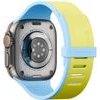 UNIQ Strap Revix Iv Reversible Magnetic For Apple Watch Series 44/45/46/49mm Lime Green And Blue - (UNIQ-49MM-REV4LIMSPBLUS)