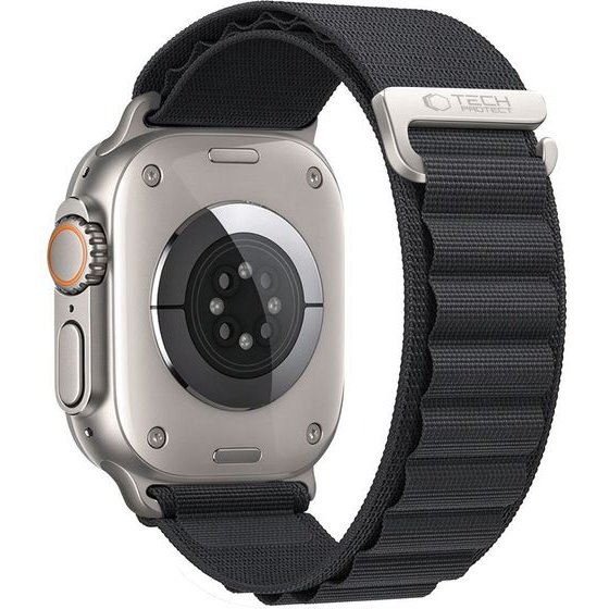 Tech-Protect Nylon Pro Apple Watch 8 / 9 / 10 / 11 / 12 / Se / Ultra (44 / 45 / 46 / 49 MM) BLACK