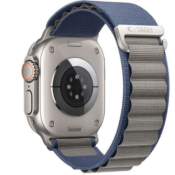 Tech-Protect Nylon Pro Apple Watch 8 / 9 / 10 / 11 / 12 / Se / Ultra (44 / 45 / 46 / 49 MM) NAVY/GREY