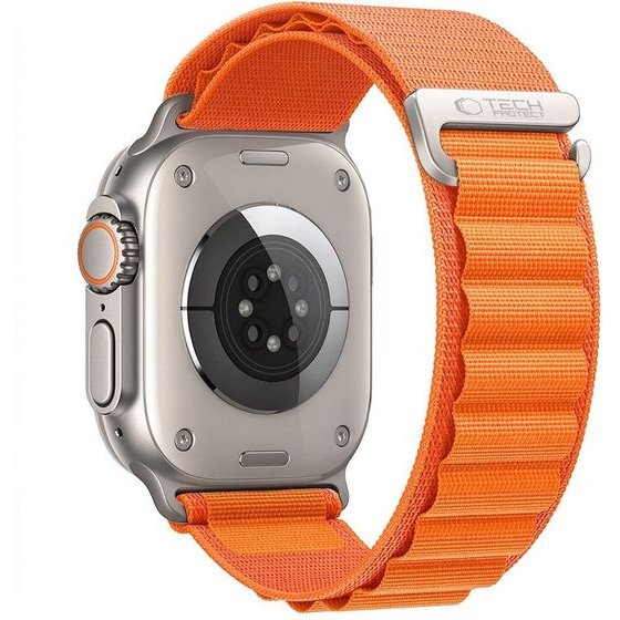 Tech-Protect Nylon Pro Apple Watch 8 / 9 / 10 / 11 / 12 / Se / Ultra (44 / 45 / 46 / 49 MM) ORANGE
