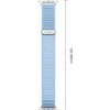 Tech-Protect Nylonloop Apple Watch 8 / 9 / 10 / 11 / 12 / Se (40 / 41 / 42 MM) Baby BLUE