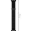 Tech-Protect Nylonloop Apple Watch 8 / 9 / 10 / 11 / 12 / Se / Ultra (44 / 45 / 46 / 49 MM) BLACK