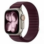 Tech-Protect Nylonloop Apple Watch 8 / 9 / 10 / 11 / 12 / Se / Ultra (44 / 45 / 46 / 49 MM) Deep BURGUNDY