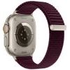 Tech-Protect Nylonloop Apple Watch 8 / 9 / 10 / 11 / 12 / Se / Ultra (44 / 45 / 46 / 49 MM) Deep BURGUNDY
