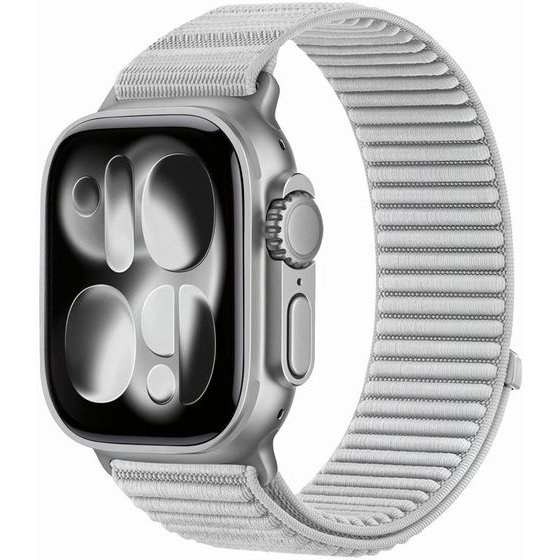 Tech-Protect Nylonloop Apple Watch 8 / 9 / 10 / 11 / 12 / Se / Ultra (44 / 45 / 46 / 49 MM) Light GREY