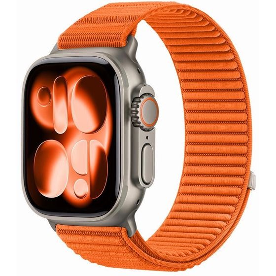 Tech-Protect Nylonloop Apple Watch 8 / 9 / 10 / 11 / 12 / Se / Ultra (44 / 45 / 46 / 49 MM) ORANGE