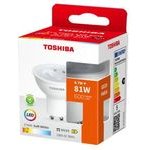 Toshiba Led Eco Flare GU10 4.7W 36D 2700K - (DELS-GUW44P736AEA4)