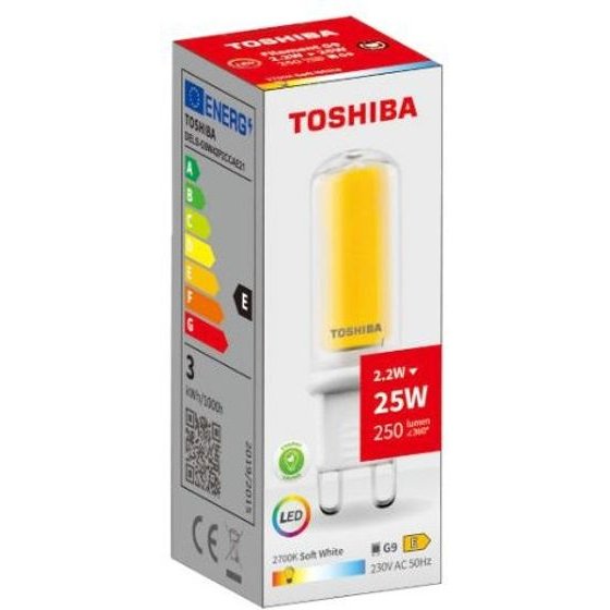Toshiba Led Filament G9 2.2W 2700K - (DELS-G9W42P2CCAE21)