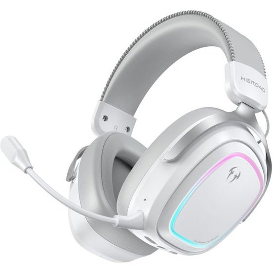 QCY Heroad GT2 White Wired/Wireless/BT/3.5jack/USB-C Thx Gaming Headset PS4/PS5/Pc - (QCY-H5GM White)