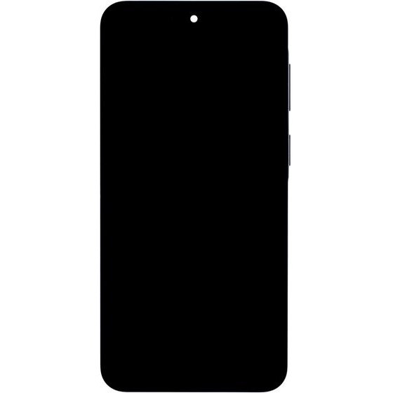 Compatible Lcd Display + Touch Unit + Front Cover For Samsung A376B Galaxy A37 5G Black OEM - (57983132601)