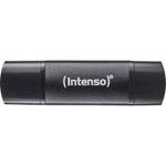 Intenso Flex Line 64GB Usb 3.2 Gen 1 Flash Drive USB-A USB-C Black (INTE3544490) - (3544490)