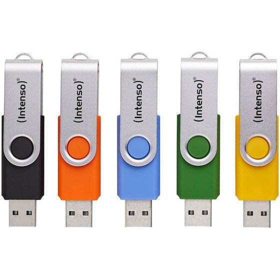 Intenso Office Line 16GB Usb Stick 3.2 5-Pack Multicolor (INTE3543575) - (3543575)