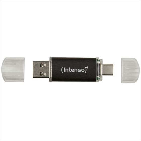 Intenso Twist Line 64GB Usb 3.2 Flash Drive USB-C USB-A Anthracite (INTE3539490) - (3539490)