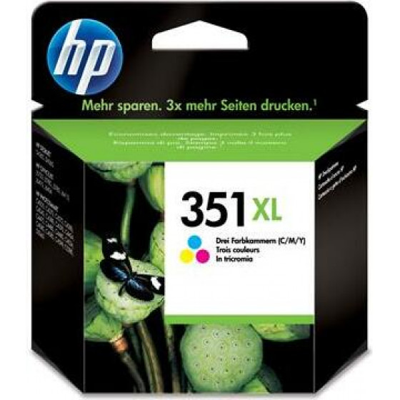 HP NO 351XL TRI-COLOR WITH VIVERA INKS - (CB338EE)