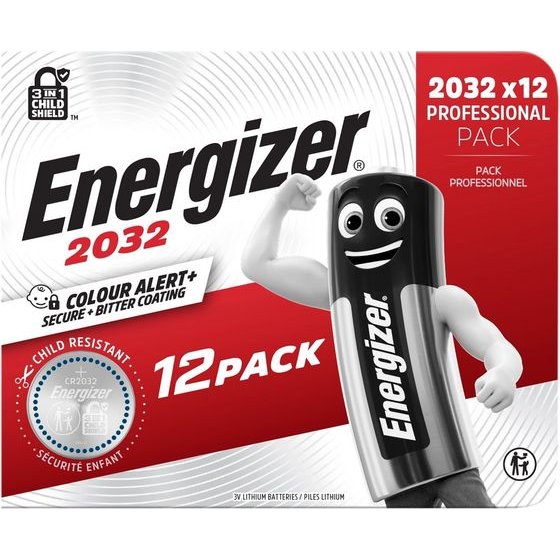 Energizer �������� ������, CR2032, 3V, 12��� - (7638900453850)