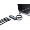DeLock USB-C Hub �� ���������, 4x �����, 10Gbps, USB-C �������, ���� - (64384)