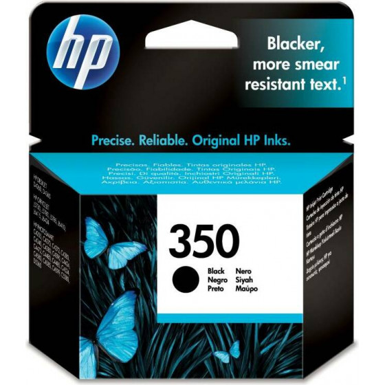 HP NO 350 BLACK WITH VIVERA INK - (CB335EE)