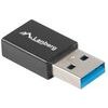 Lanberg Cable Gender Changer Usb 3.0 Type A Usb 3.0 Type C Black - (AD-UC-UA-01)