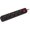 Lanberg Power Extension 1.5 m 5 Ac outlet(s) Indoor Black - (PS1-05F-0150-BK)