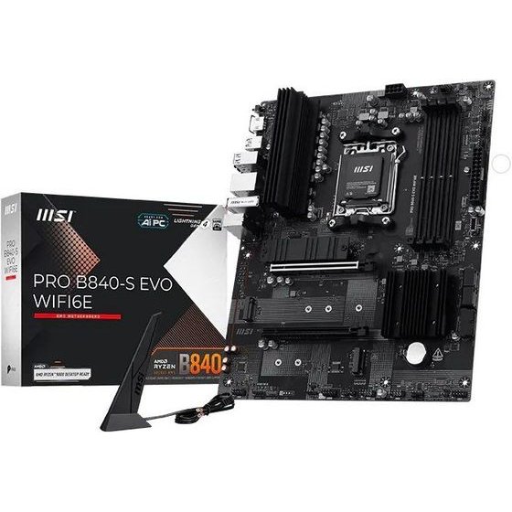 MSI Amd B840 Socket AM5 Atx - (Pro B840-S Evo WIFI6E)