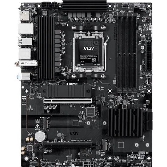MSI Motherboard Amd B850 Socket AM5 Atx - (Pro B850-S Evo WIFI)