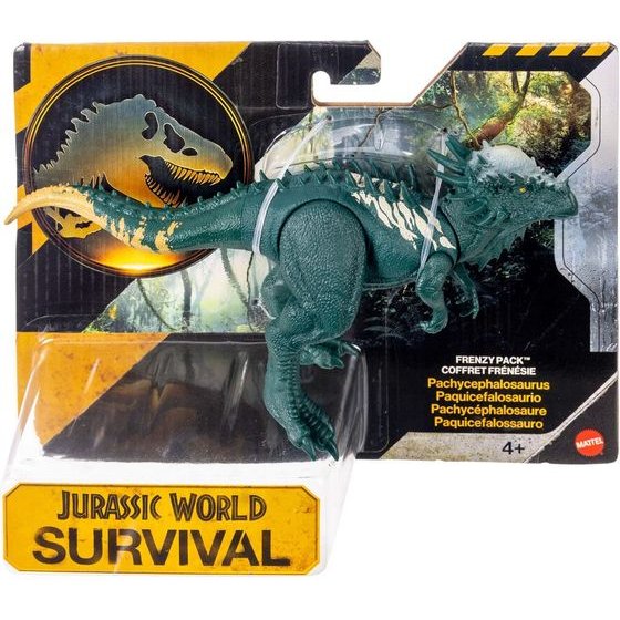 Mattel Jurassic World: Survival - Frenzy Pack Pachycephalosaurus Figure (JKL65)