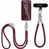 Tech-Protect C10S Rope Crossbody & Wrist BURGUNDY/TITANIUM