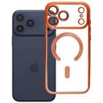 Case For Iphone 18 Pro Max / 17 Pro Max Electro Mag Cover Compatible With Magsafe Orange OEM