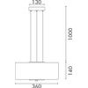 Aca �������� ��������� ����� �������� Led 12W 3000K IP20 D36XH120CM - (HMD24153A)